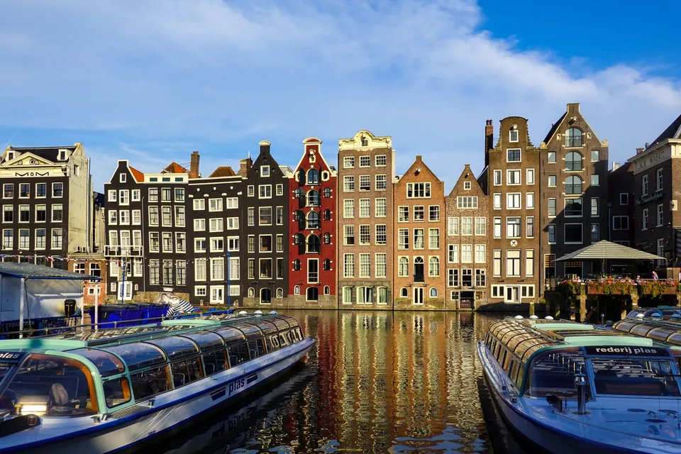 Grachtenpanden in Amsterdam